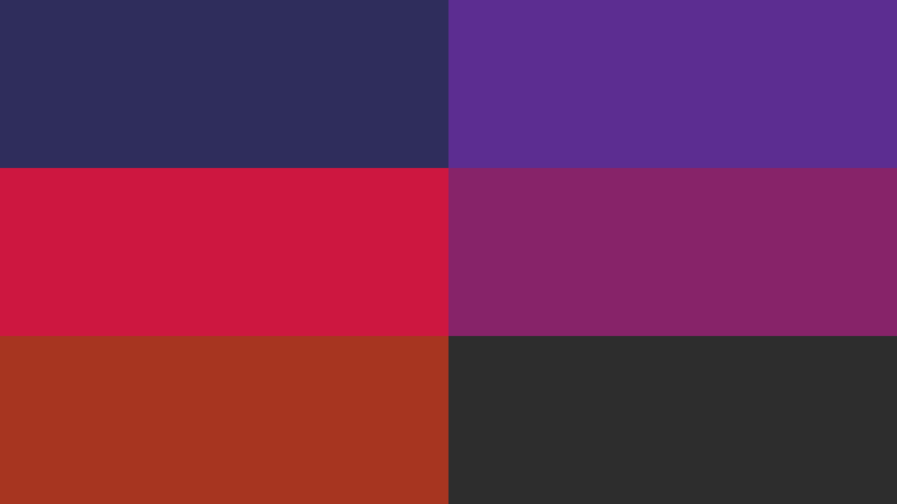 Six colors for an effective calendar